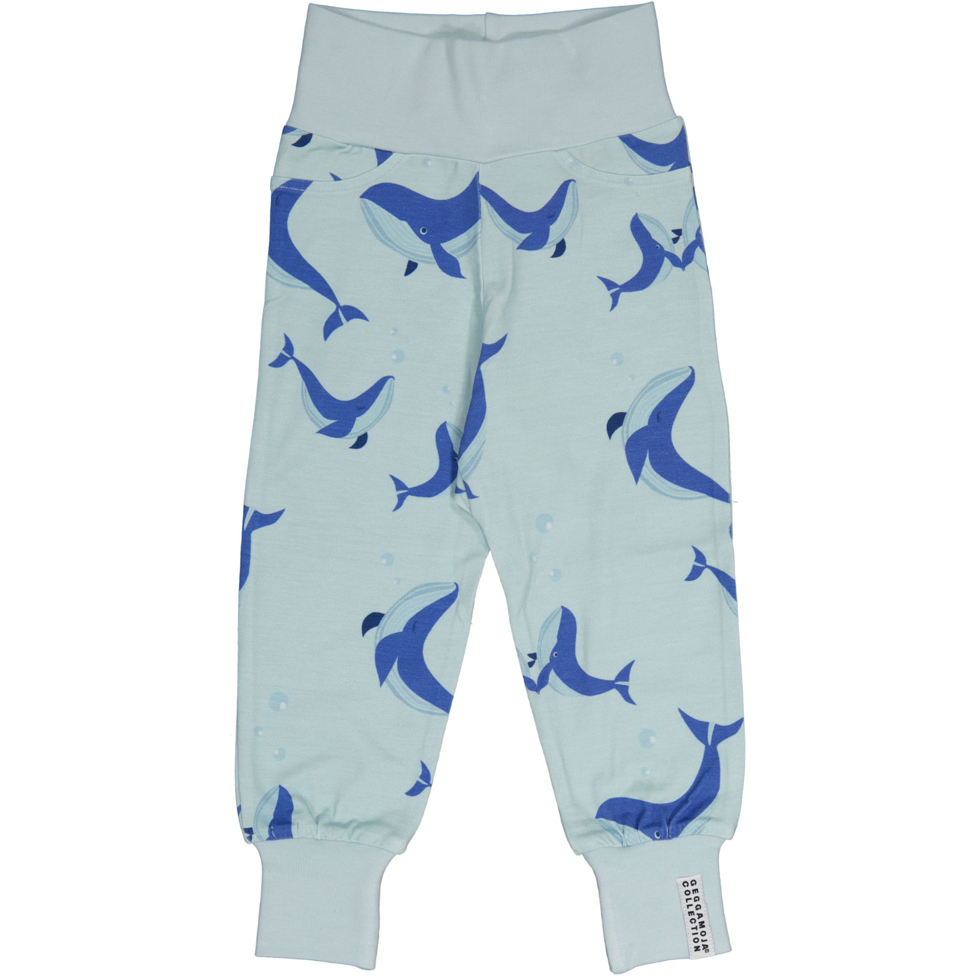 Bamboo Baby pants L.blue whale