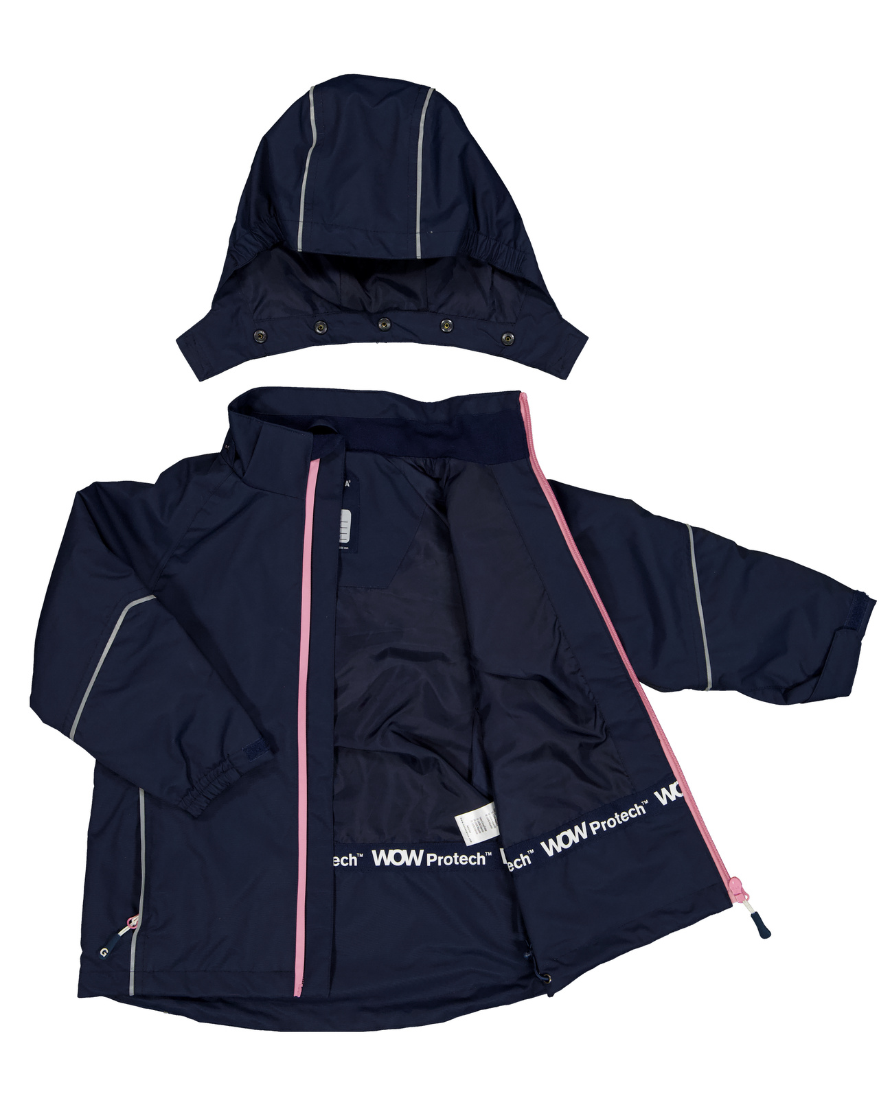 Shell jacket Navy/pink  122/128