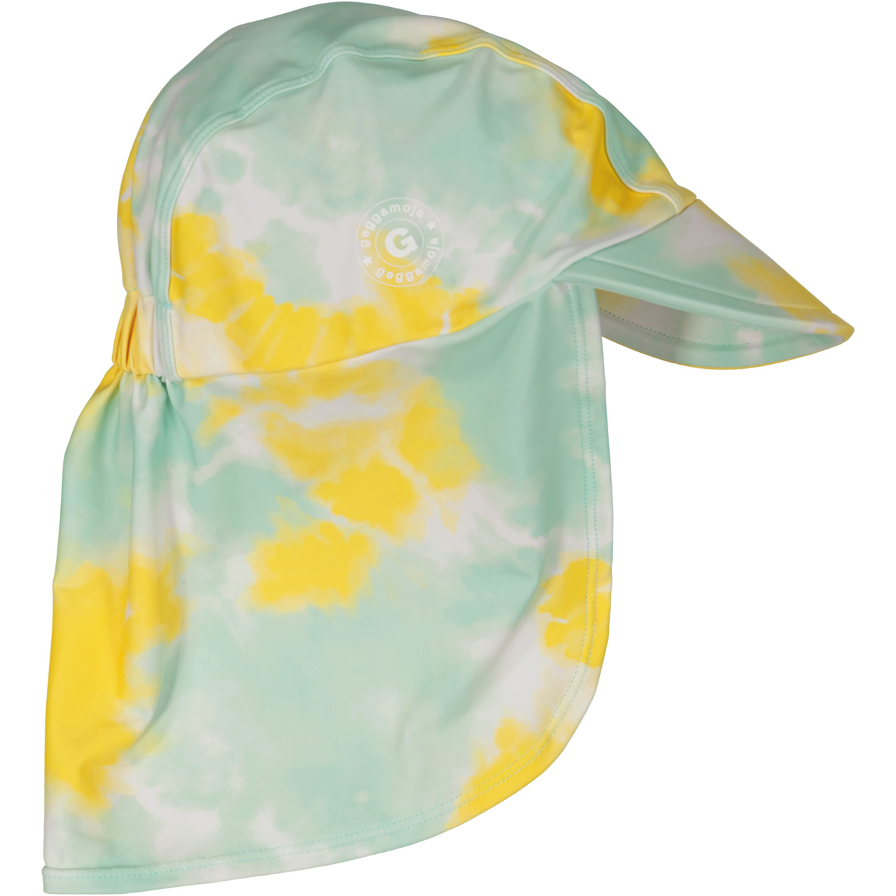 UV Hat Tie dye yellow  0-4M