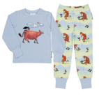 Kaksiosainen pyjama  Mamma Mu ja Varis  Multi pastel 98/104