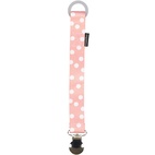 Pacifier Holder Pink dot One Size
