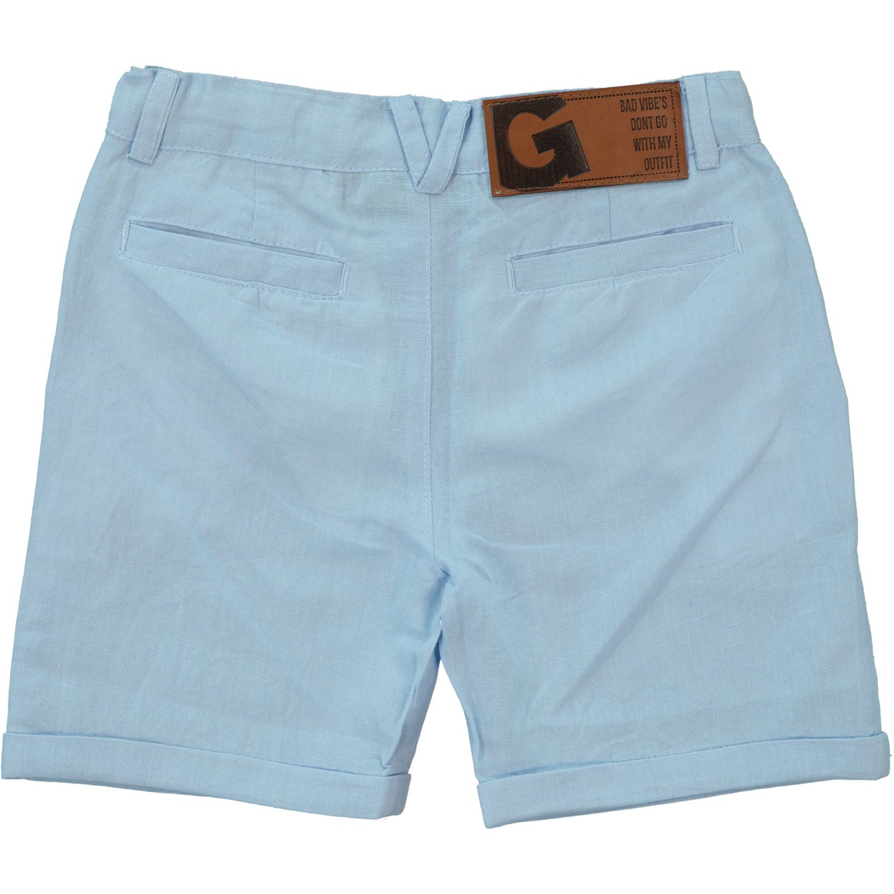 Linnen chino shorts Light blue 146/152