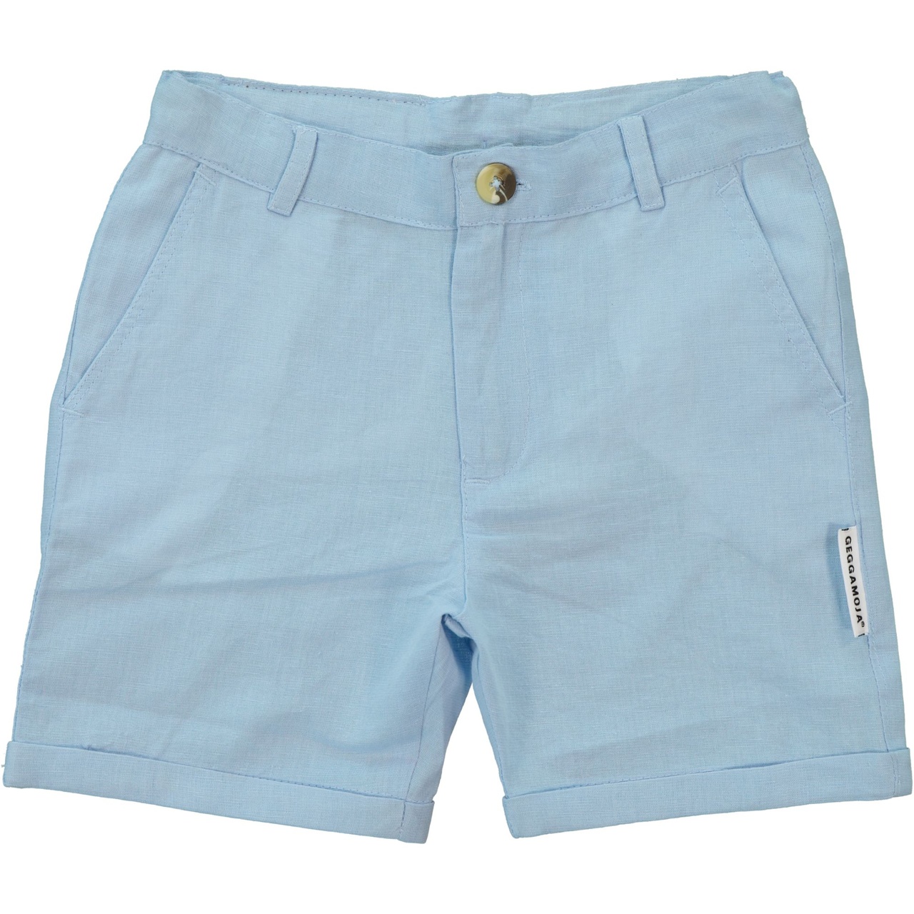 Linnen chino shorts Light blue 110/116