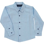 Linnen shirt L.S Light blue 146/152
