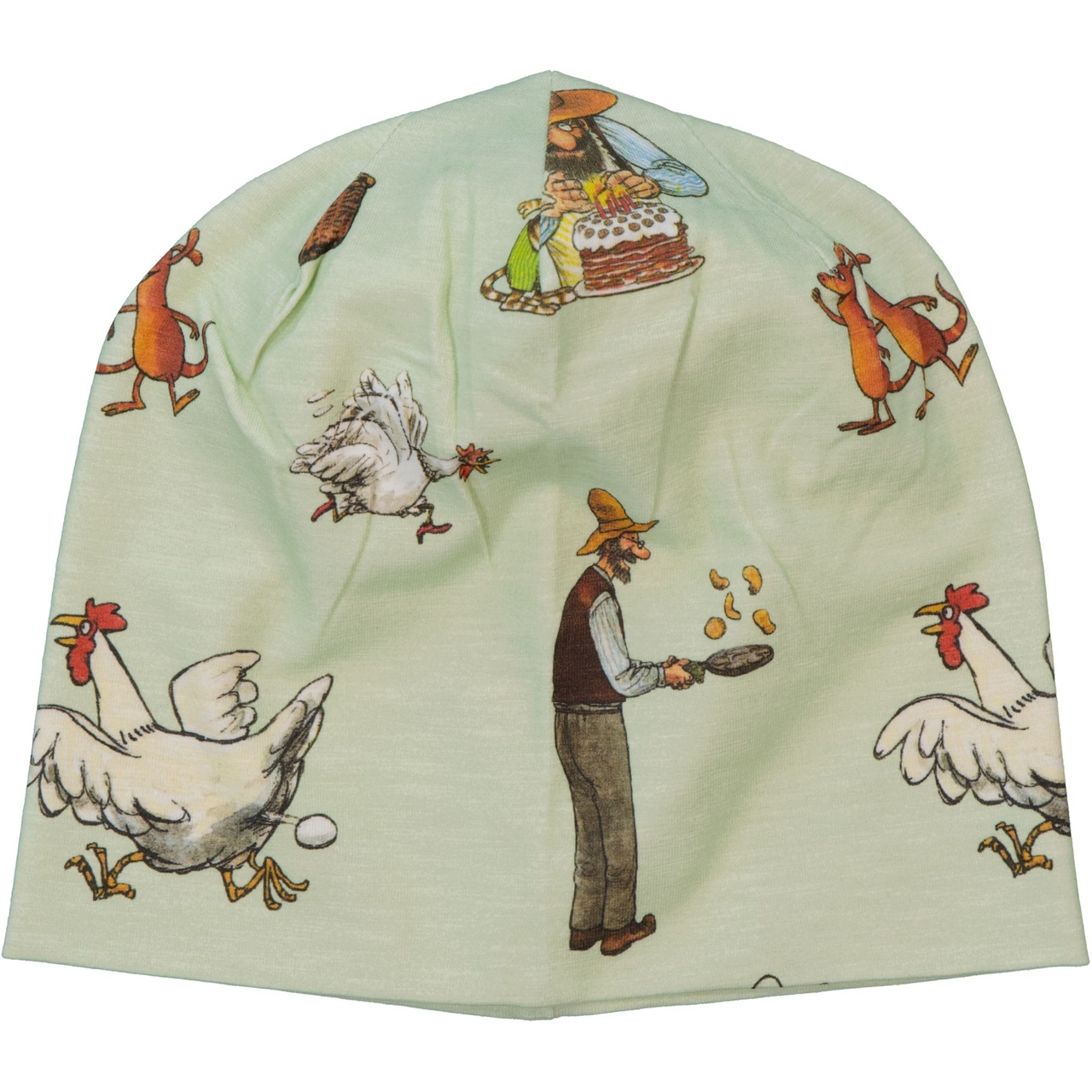 Beanie Pettson and Findus Light green L 6 - Adult