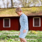 Pellavapaita valo Sininen 98/104