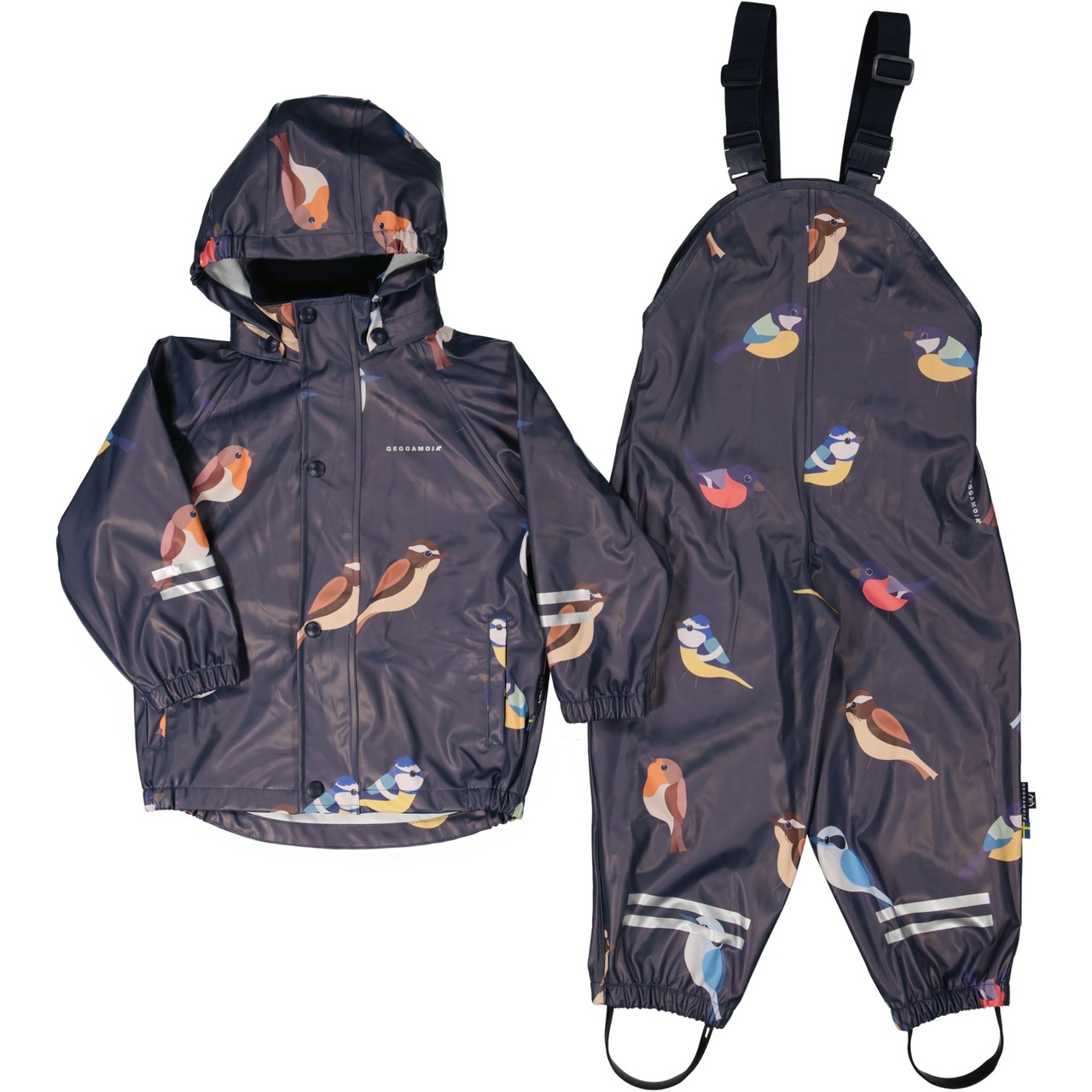 Regenbekleidung ungefüttert Birds Navy 110/116