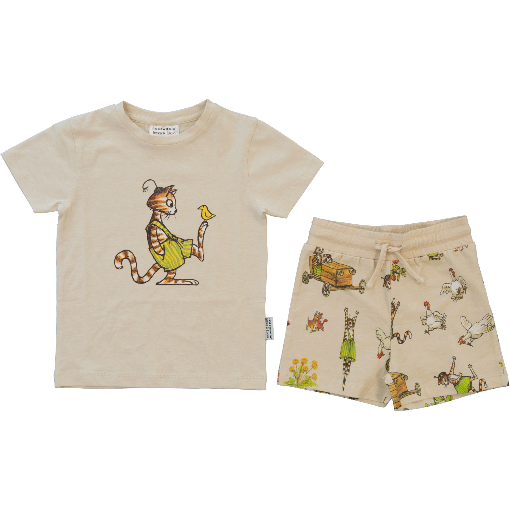 Sommarset Pettson och Findus Beige