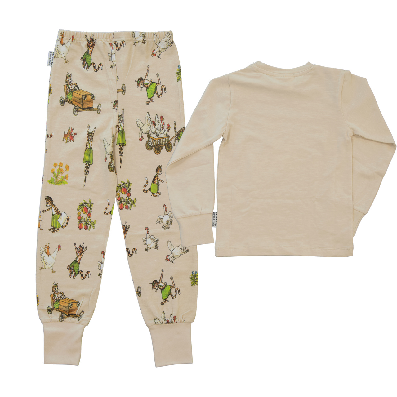 Two piece pyjamas Pettson and Findus Beige 98/104