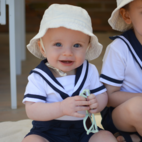 Sailor set baby White