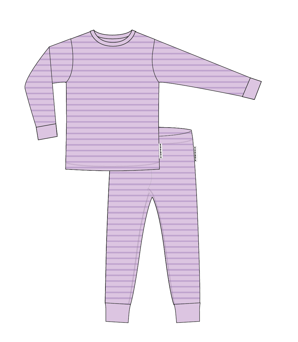 Pyjamas tvådelad Lila