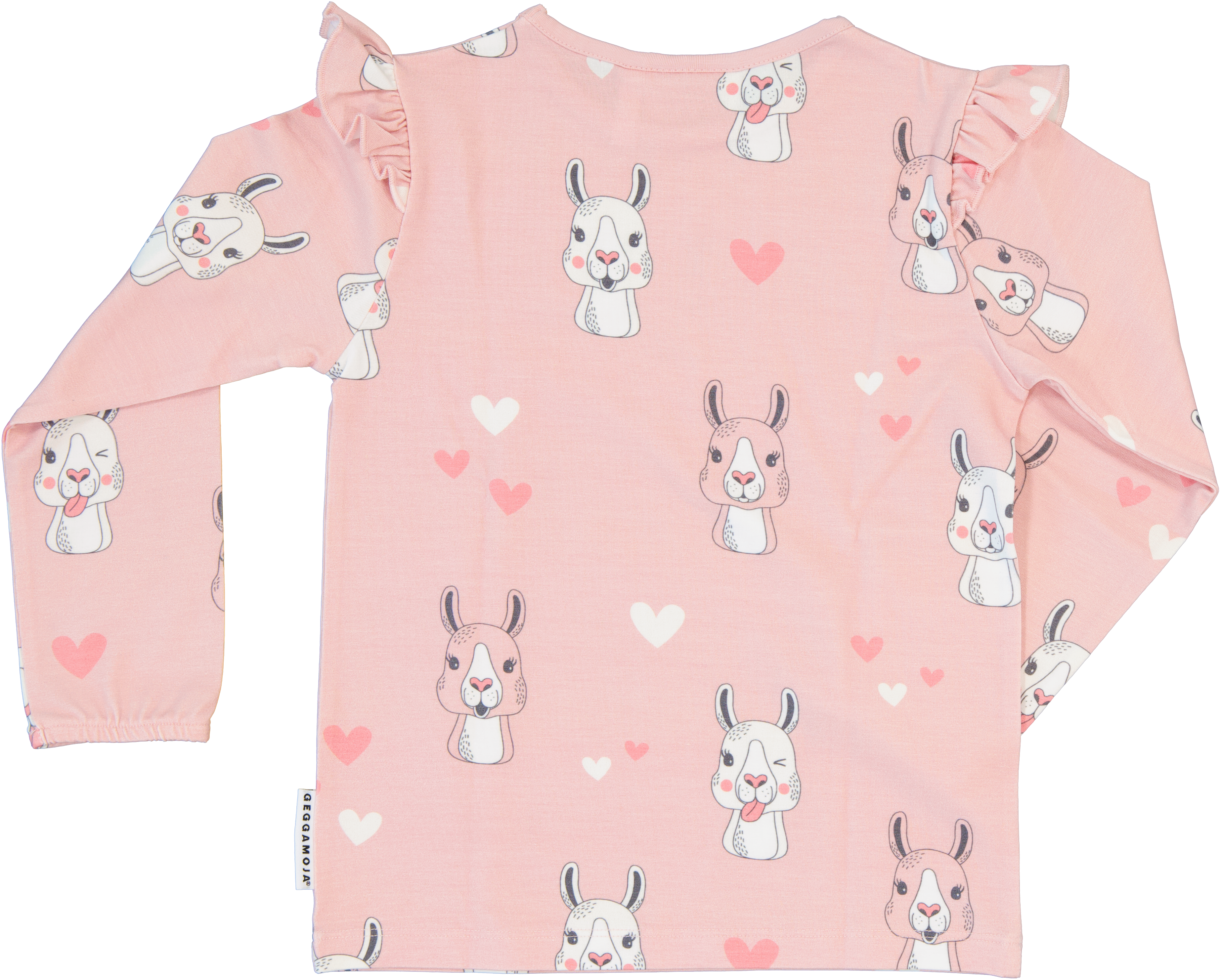 Opa-Shirt Bambus Rosa Lama