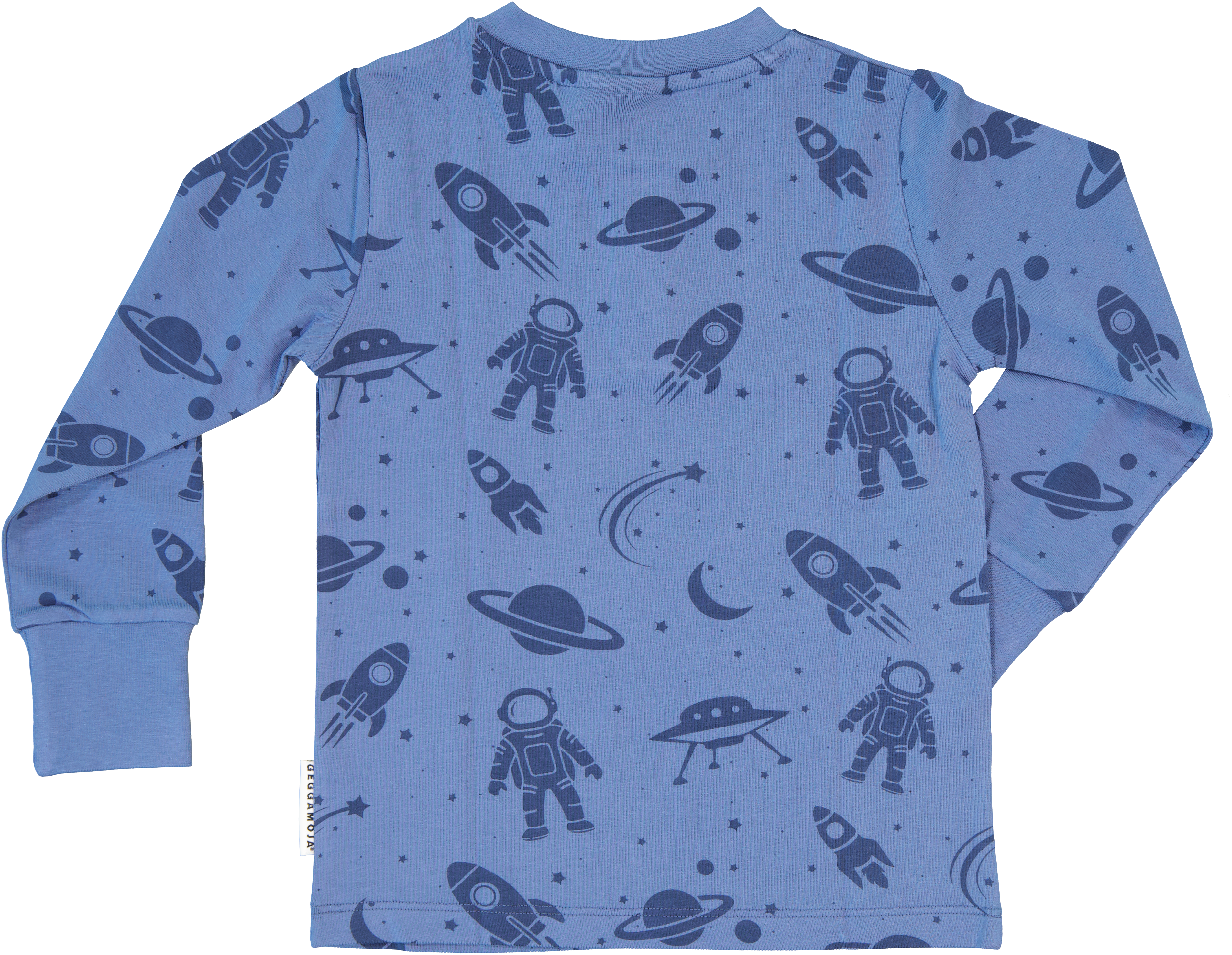 Opa-Shirt Bambus Blauer Astronaut