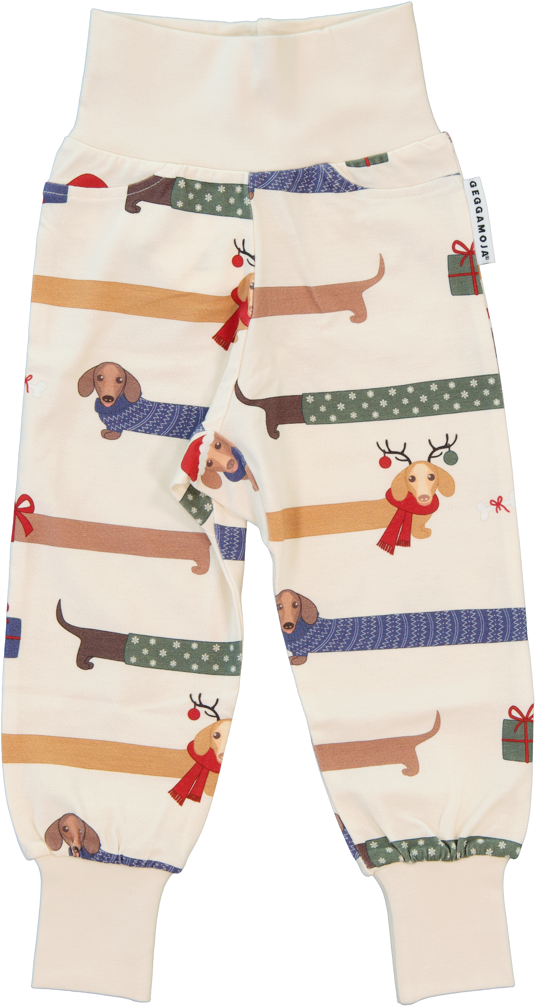 Bamboo baby pants Santa dogs