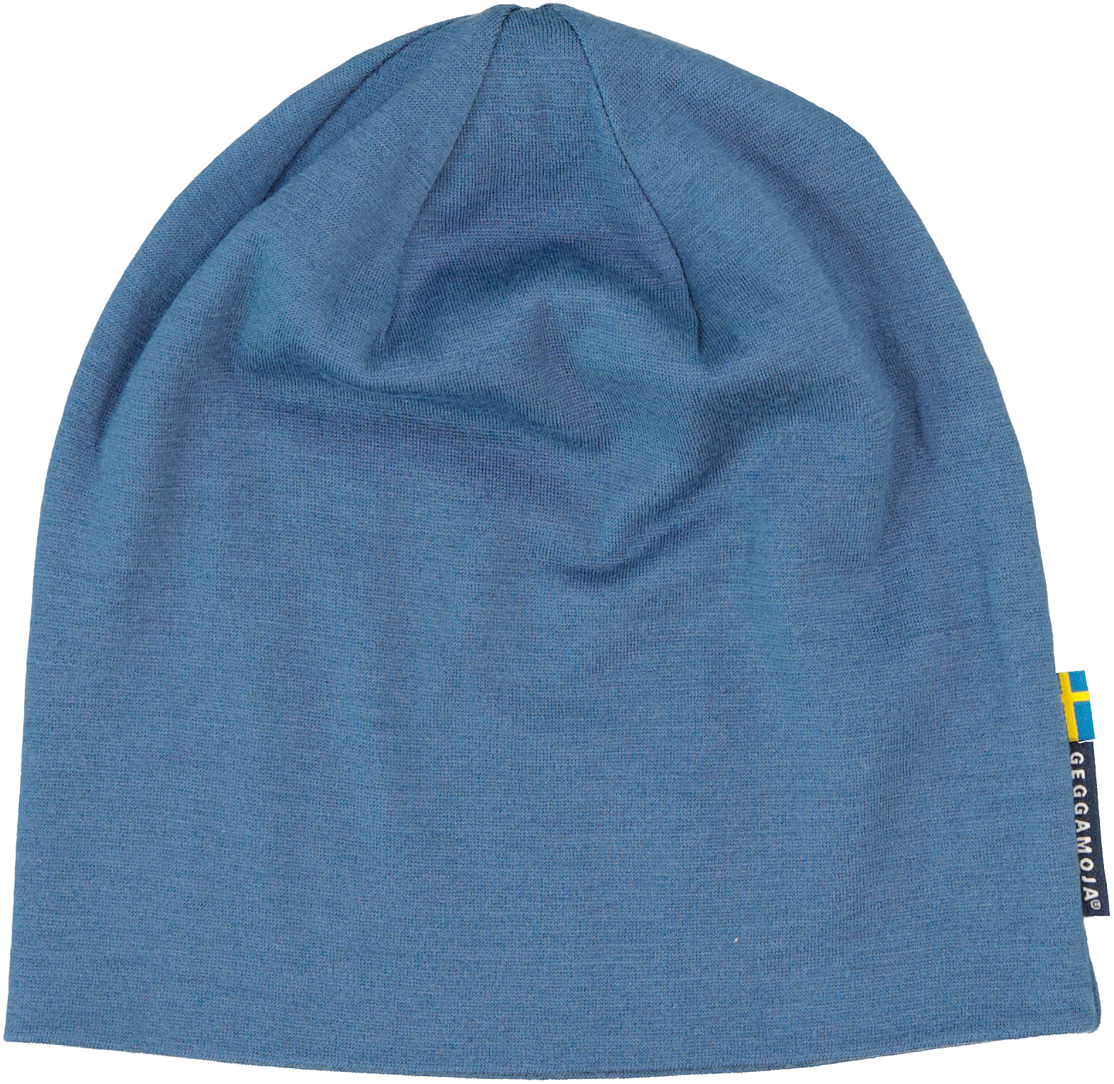 Merino wool beanie Blue