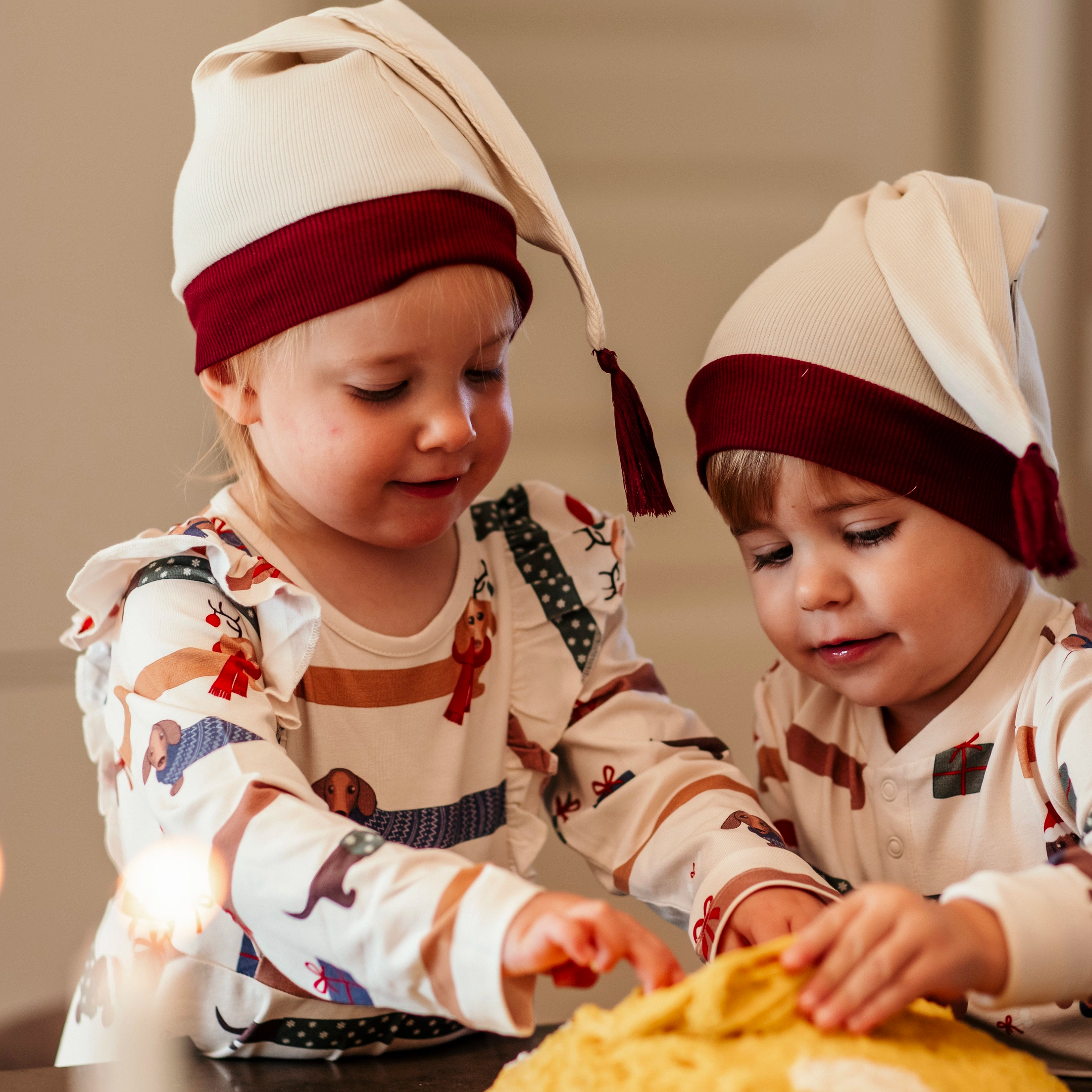 Tomteluva bomull Beige