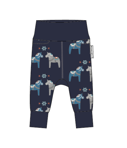 Babybyxor Bambu Dalahäst Navy