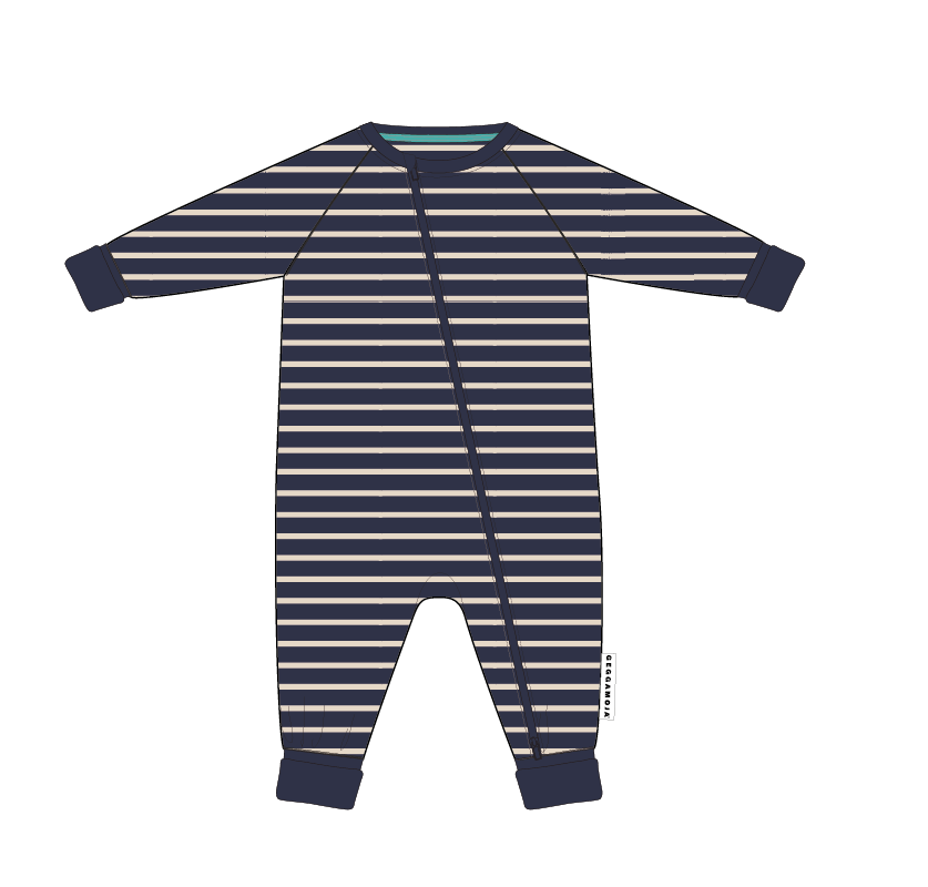 Pyjamas Navy/Beige