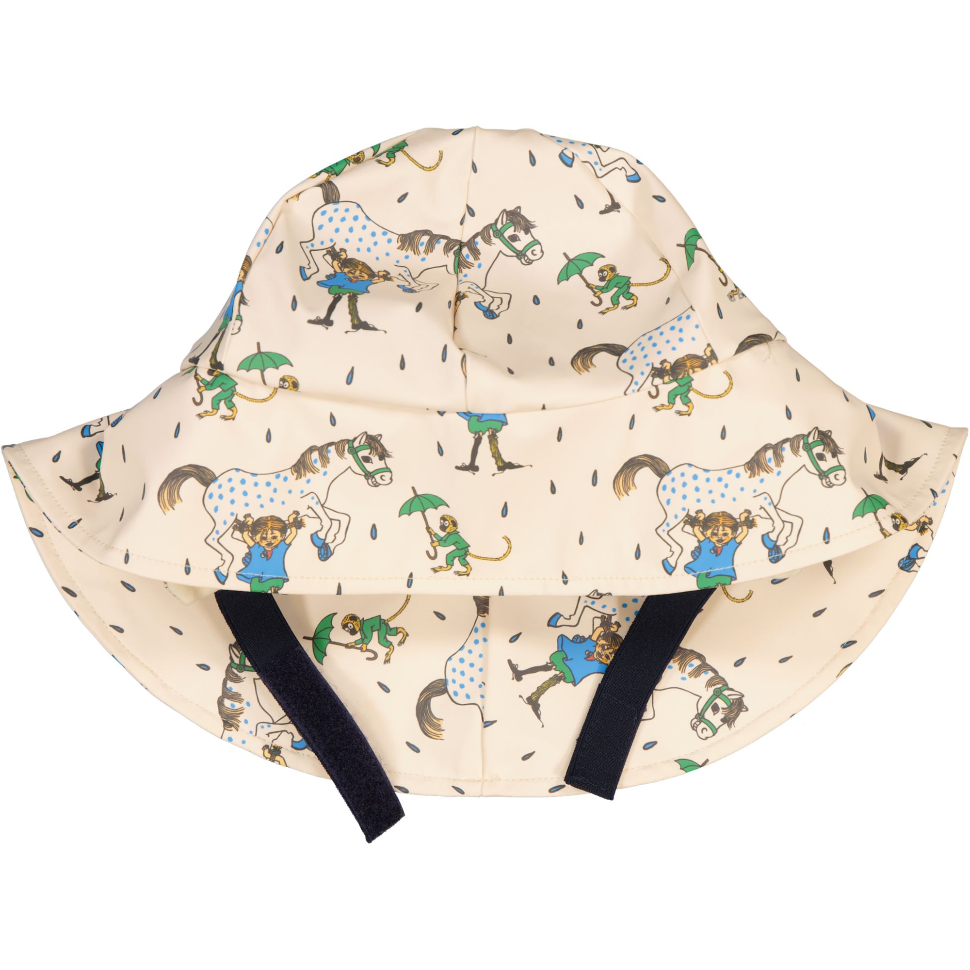 Pippi Langstrømpe Rain hat Beige