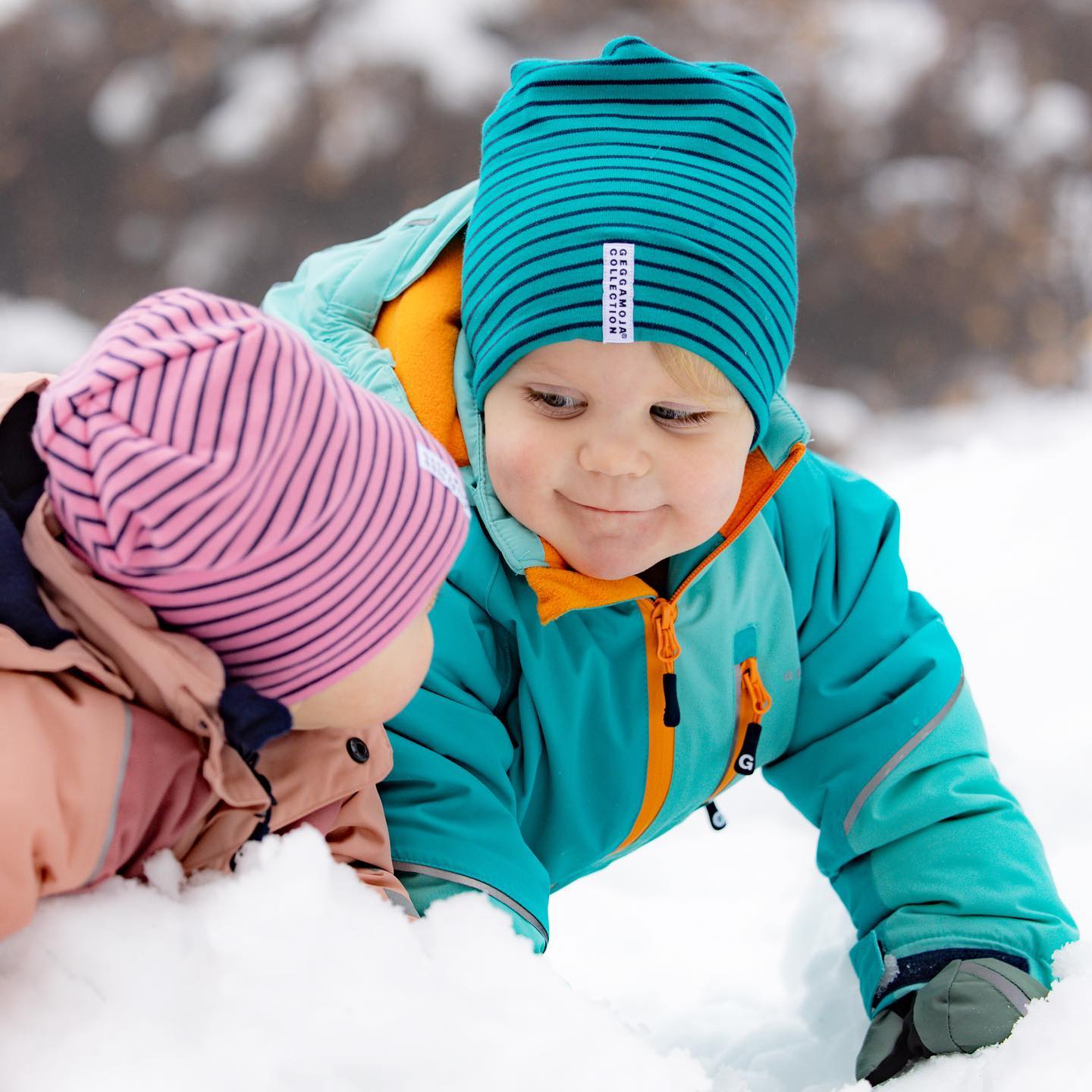 Topline mössa Rosa/Mörkblå