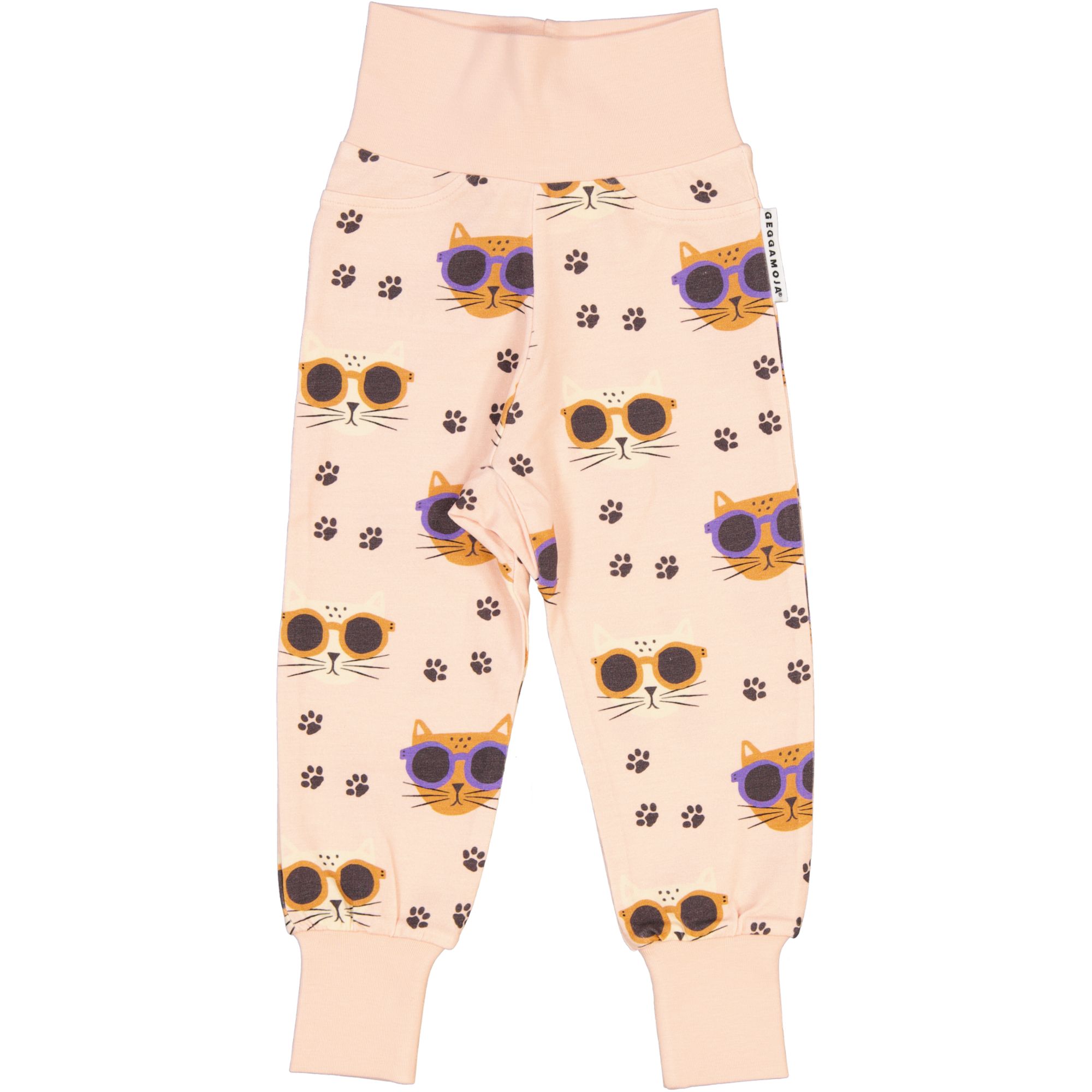 Bamboo Baby pants Pink Cool Cats