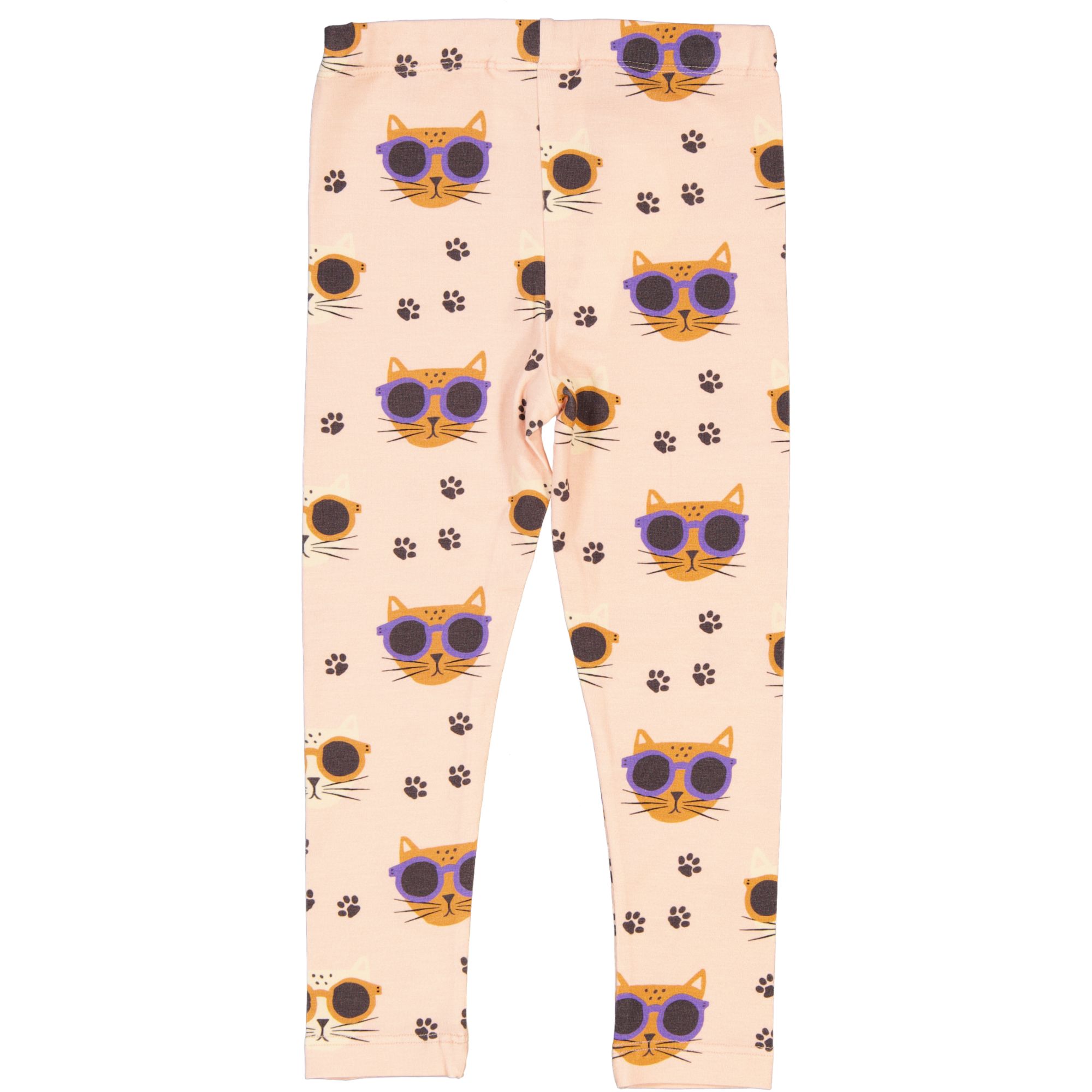 Bamboo Leggings Pink Cool Cats