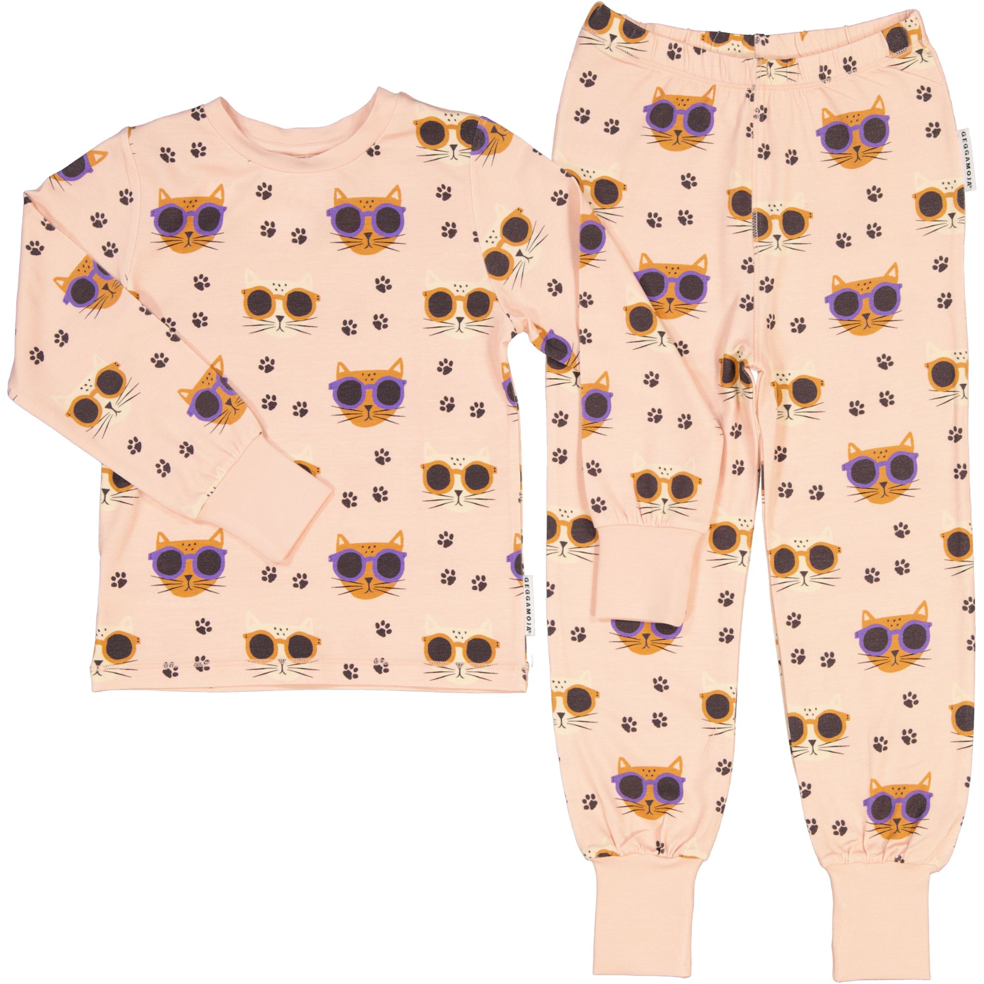 Pyjamas tvådelad Bambu Cool Cats Rosa