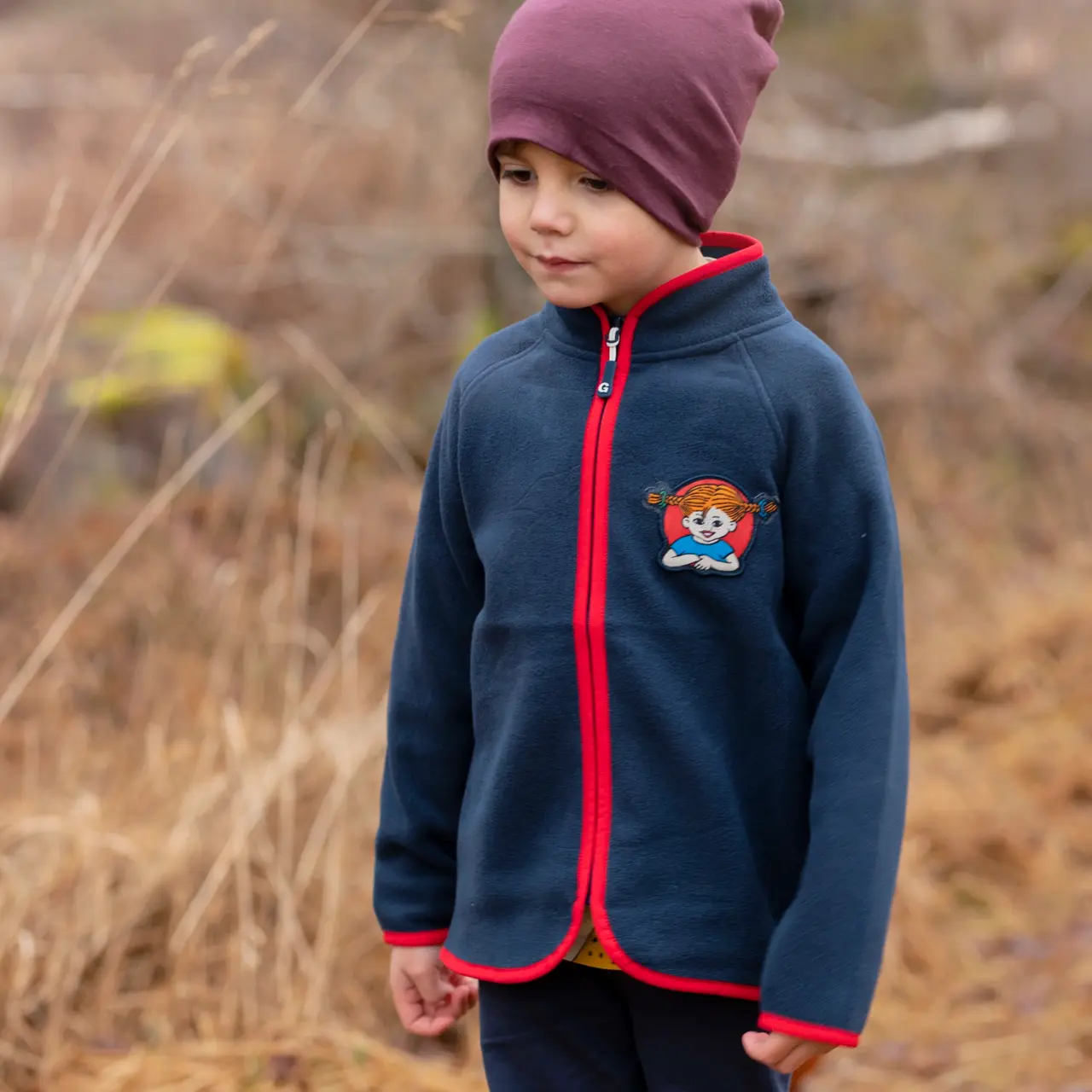 Pippi Longstocking Fleece jacket Navy