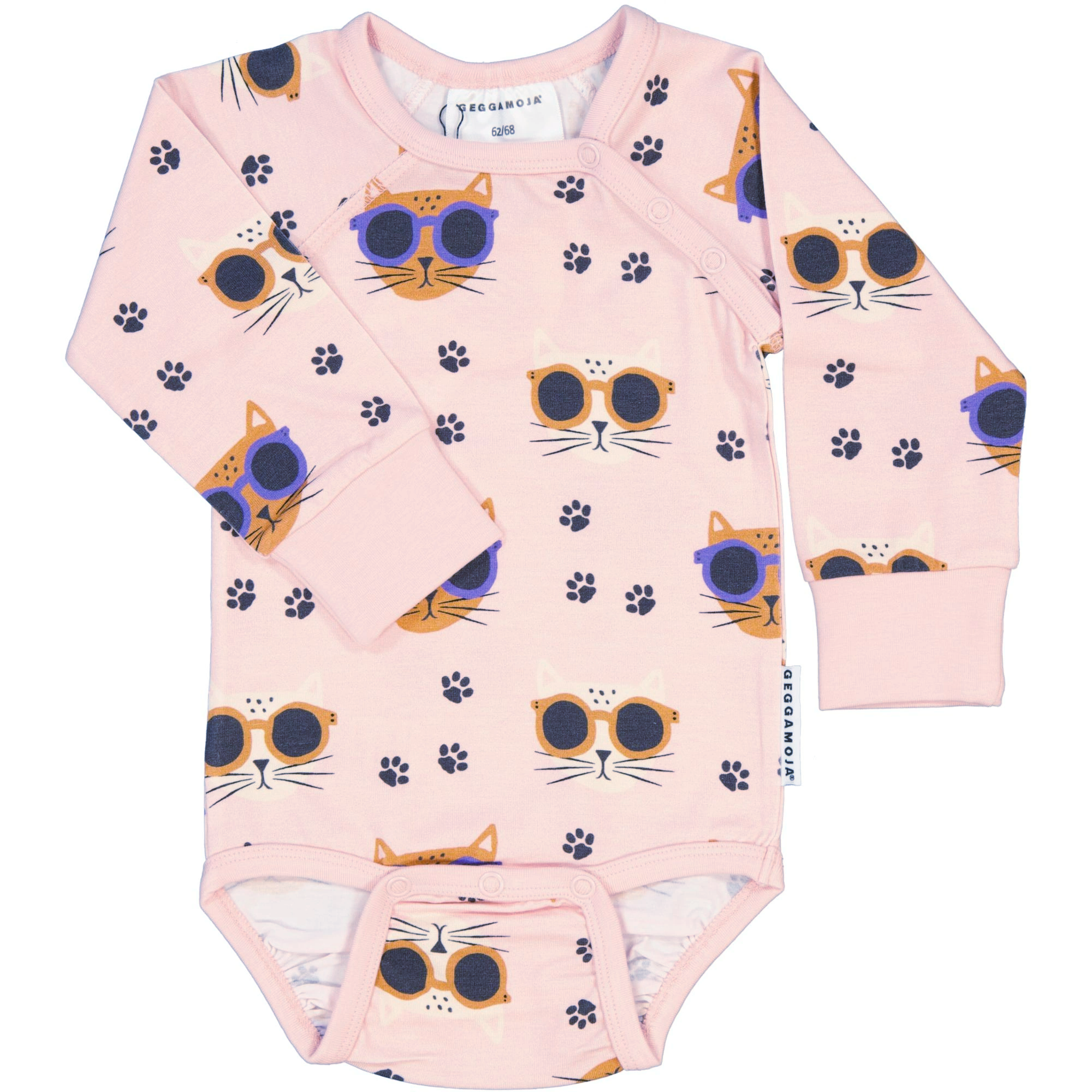 Bamboo Body L.S Pink Cool Cats