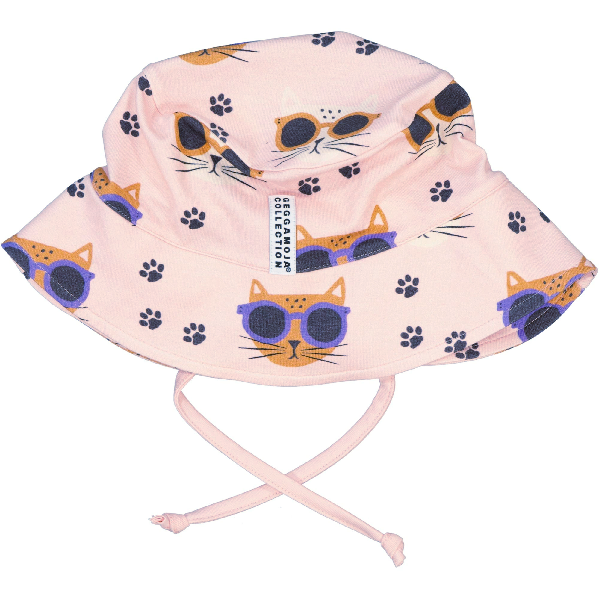 Bamboo Sunny hat Pink Cool Cats