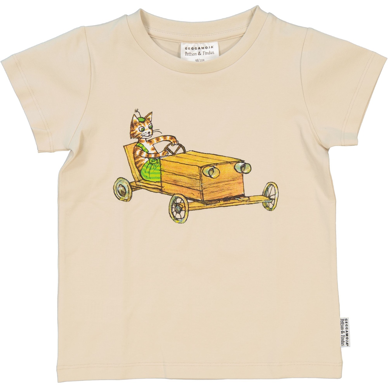 T-shirt Pettson och Findus Beige 110/116
