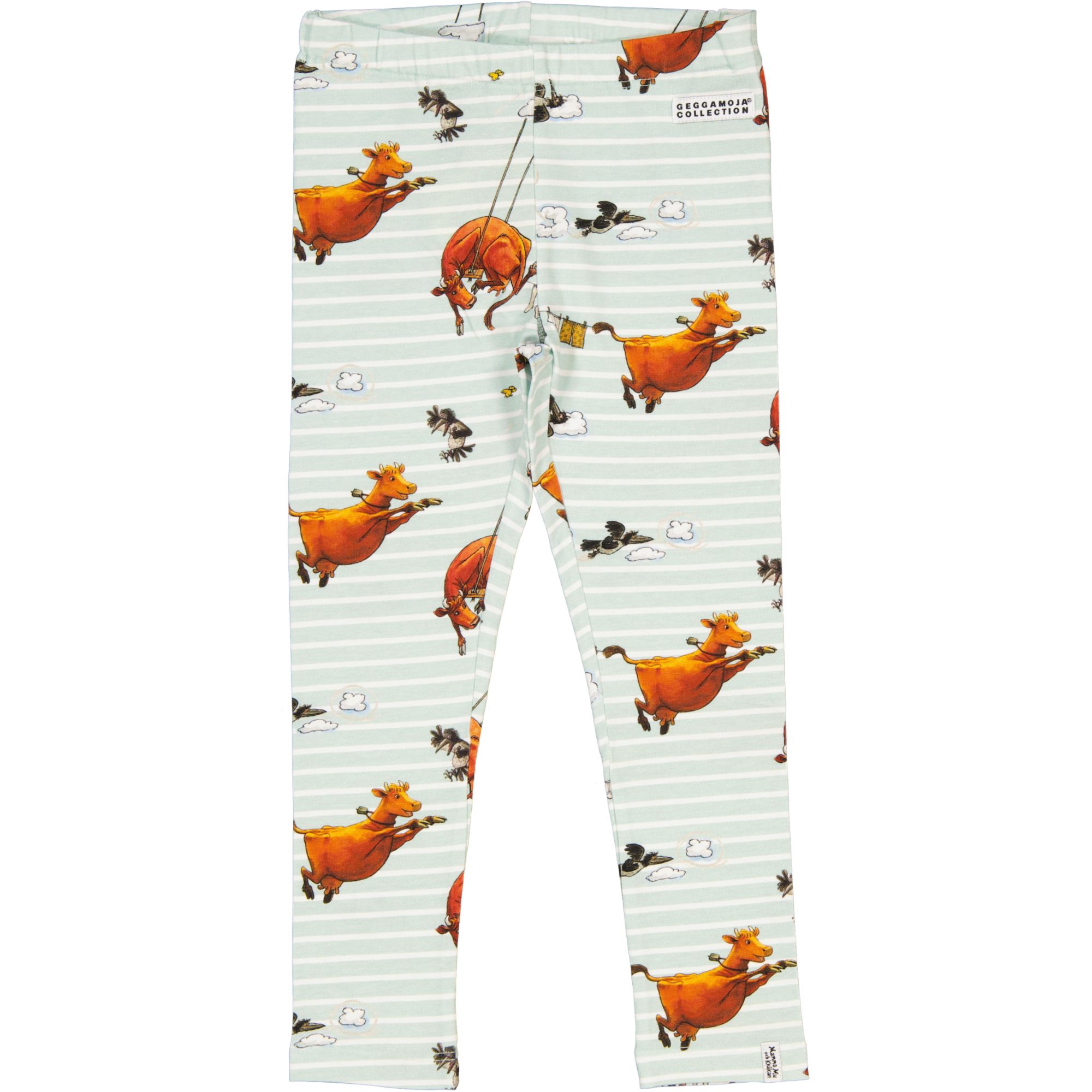 Leggings Mamma Mu och Kråkan Mint/Vit