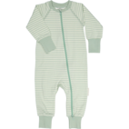 Tvåvägs-zip Pyjamas Bambu Classic Ljusgrön/Grön 50/56