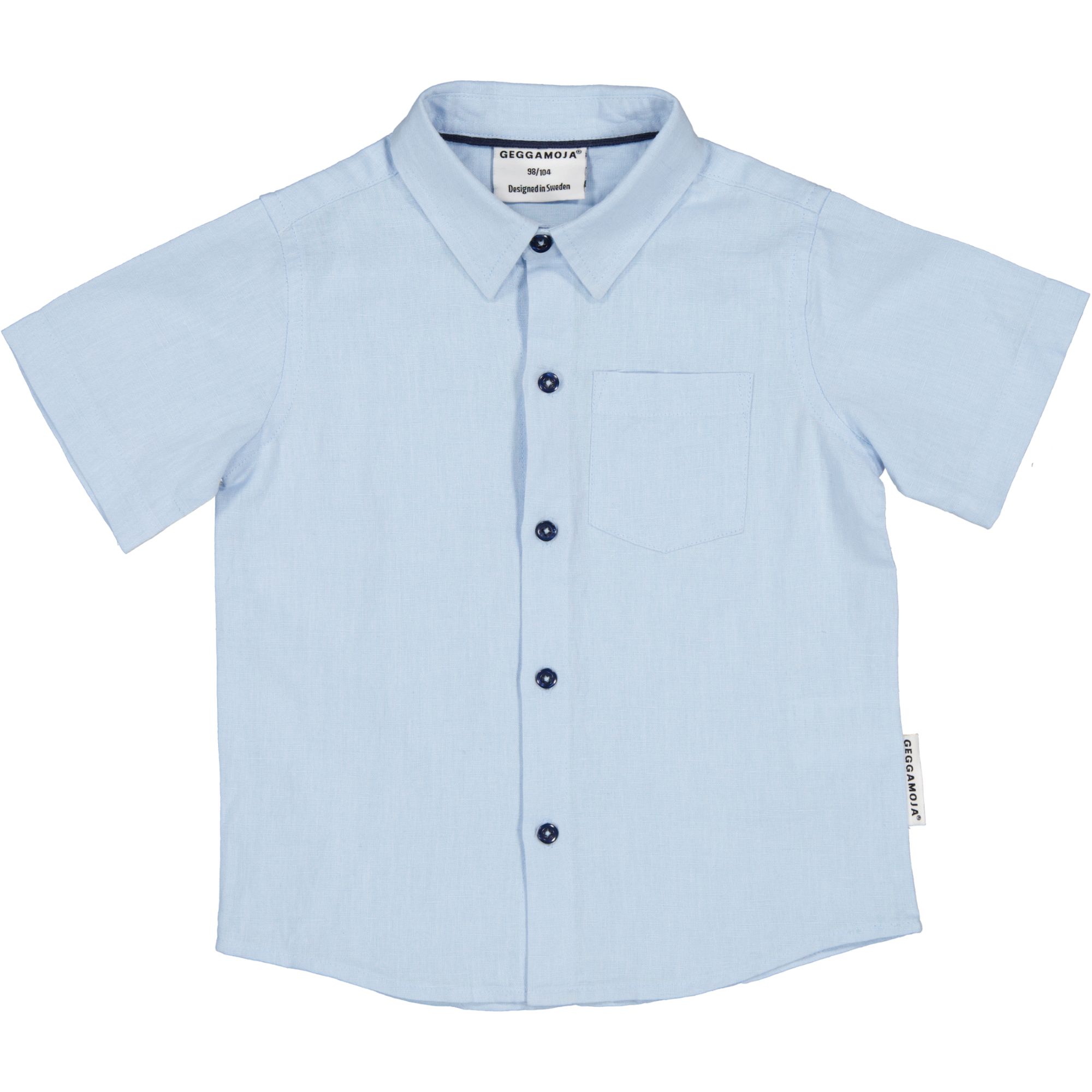 Linneskjorta Ljusblå