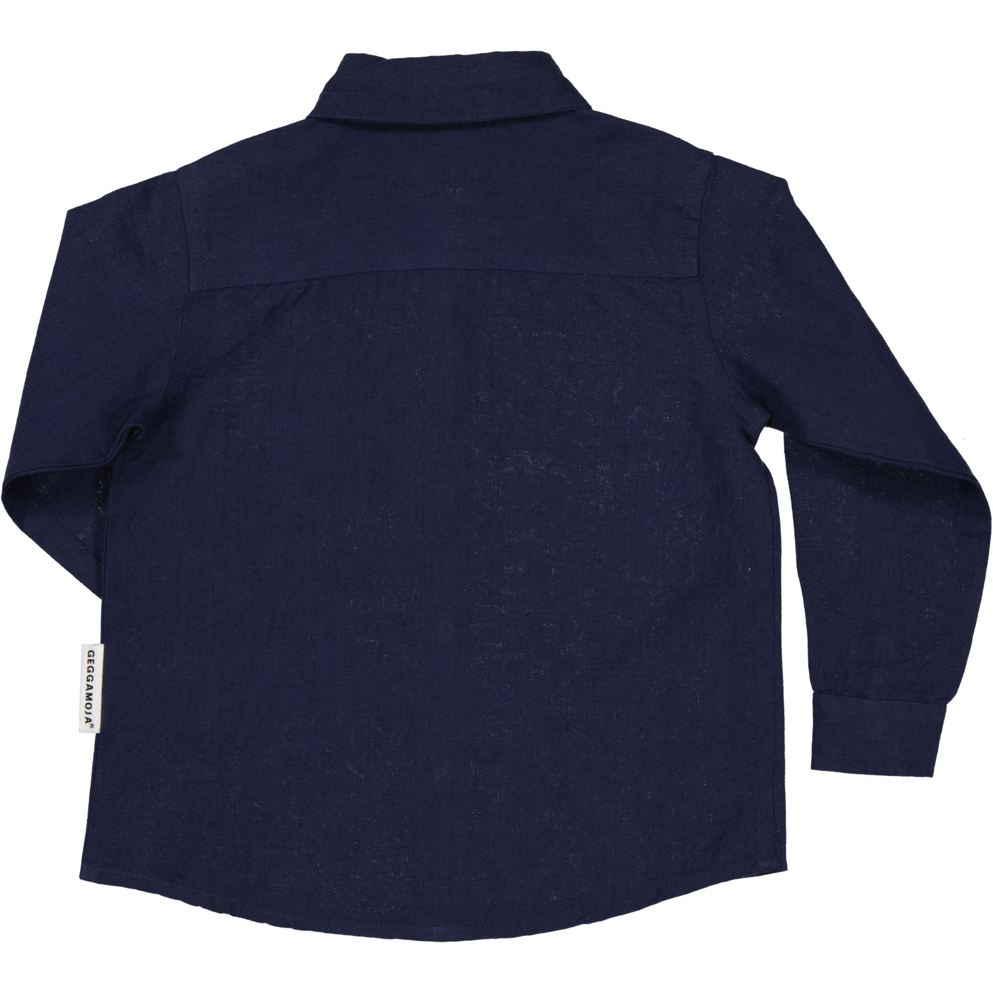 Linneskjorta lång arm Navy