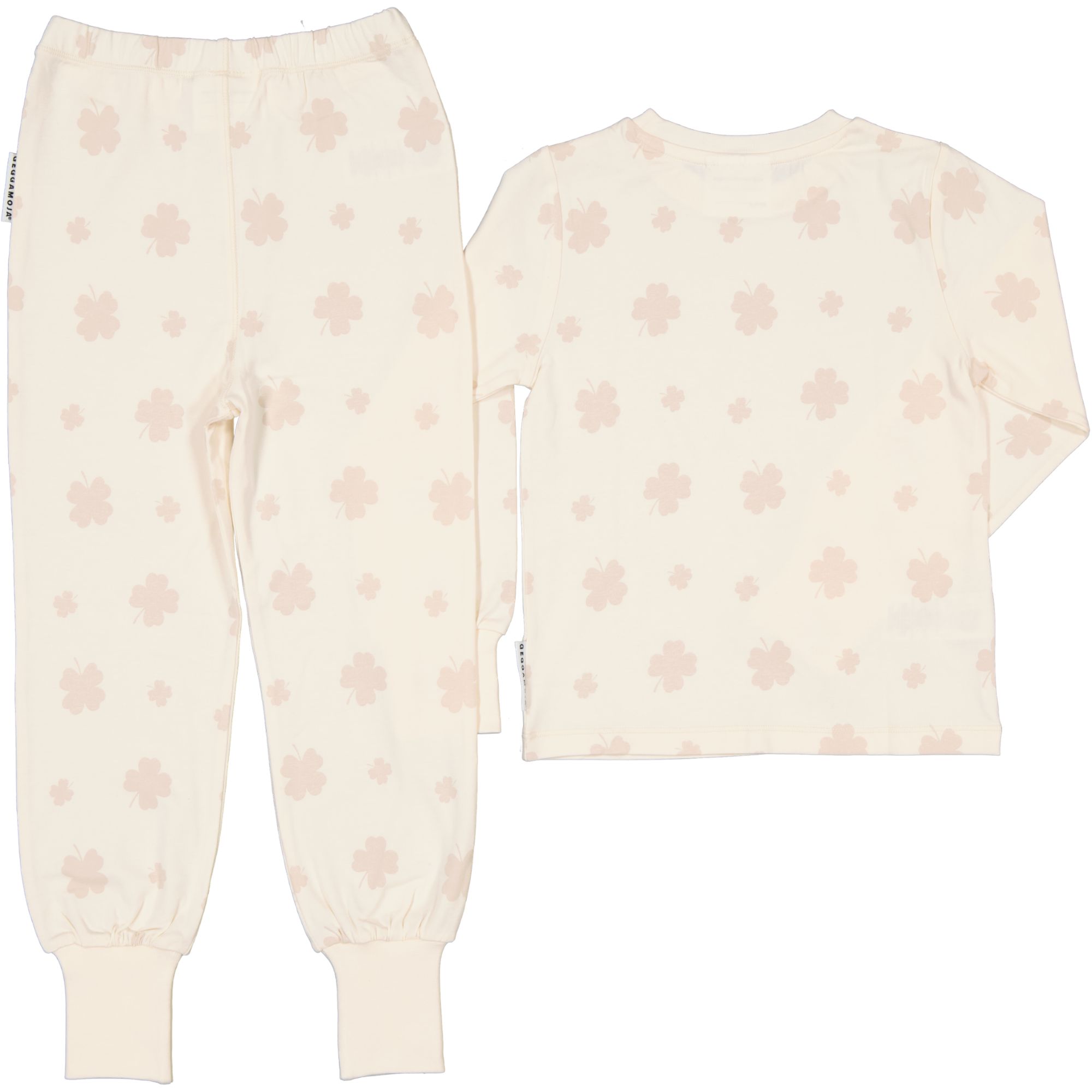 Pyjamas tvådelad Bambu Klöver Beige