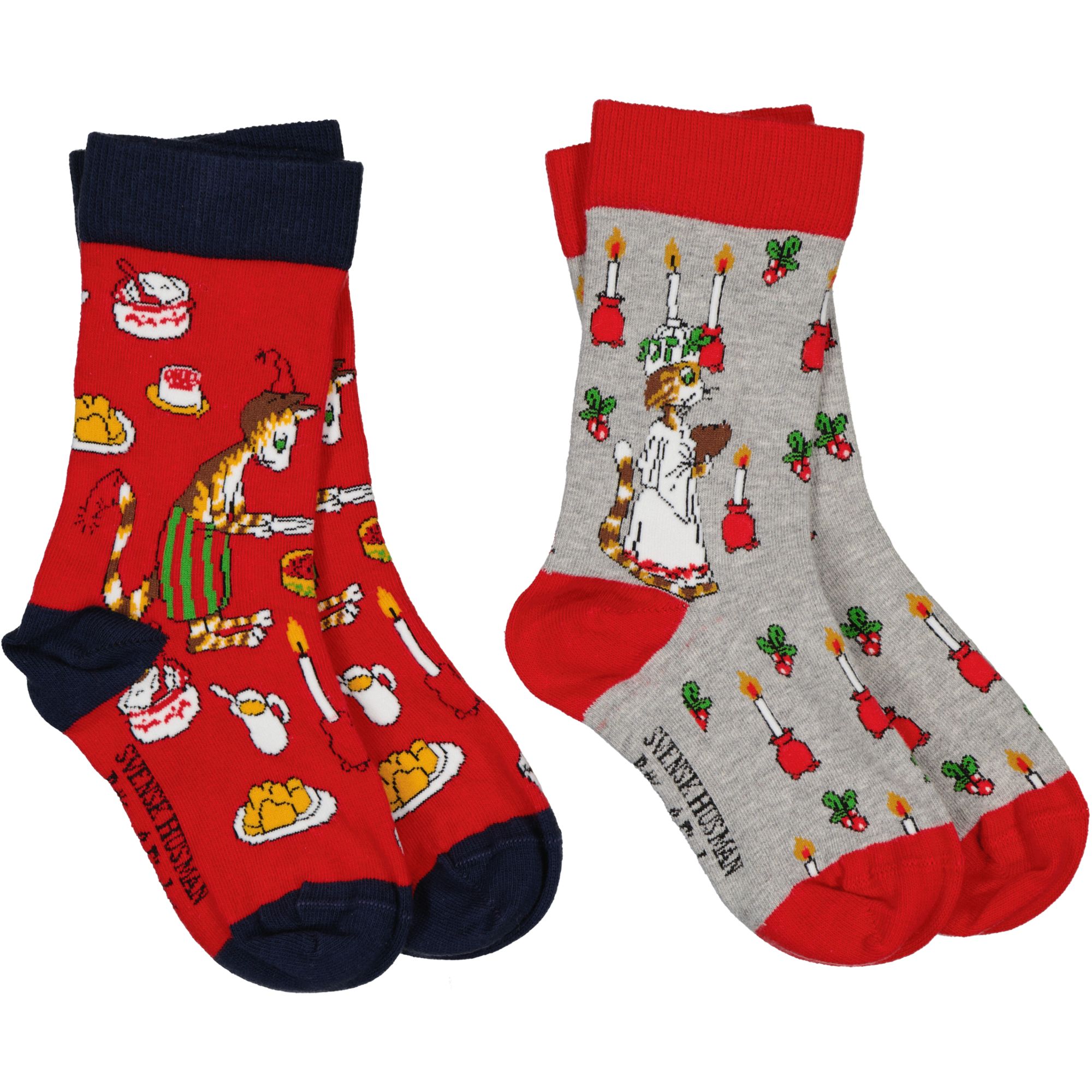 Pettson and Findus Christmas socks 2-pack
