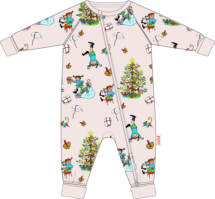 Pyjamas Pippi Långstrump