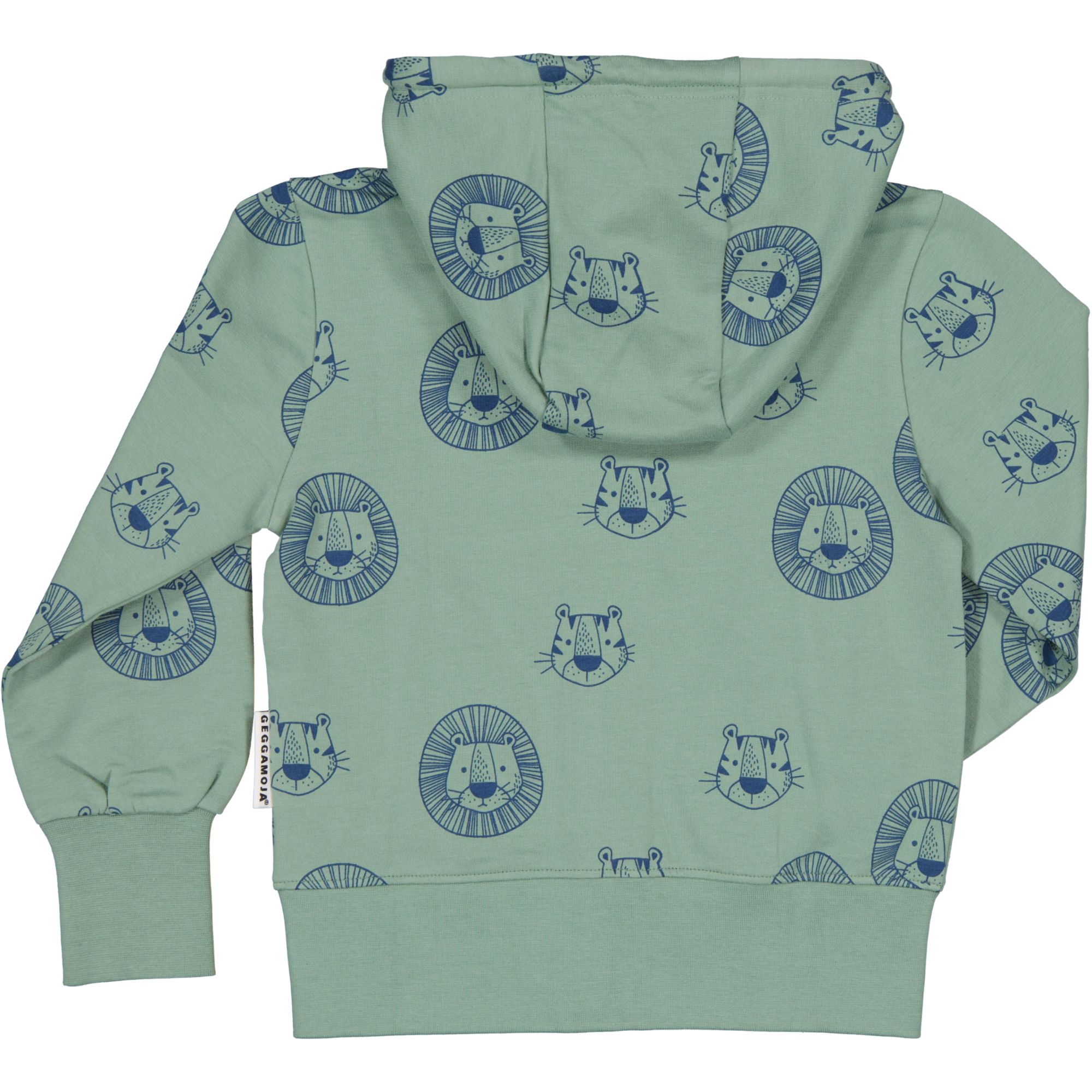 College Hoodie Tiger Grön