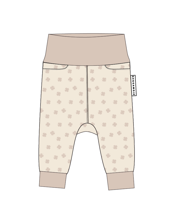 Babybyxor Bambu Beige Klöver
