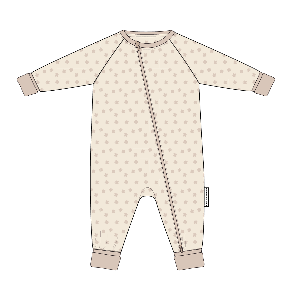 Pyjamas Bambu Beige Klöver