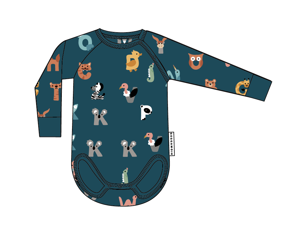 Body Bambu Animal Letters