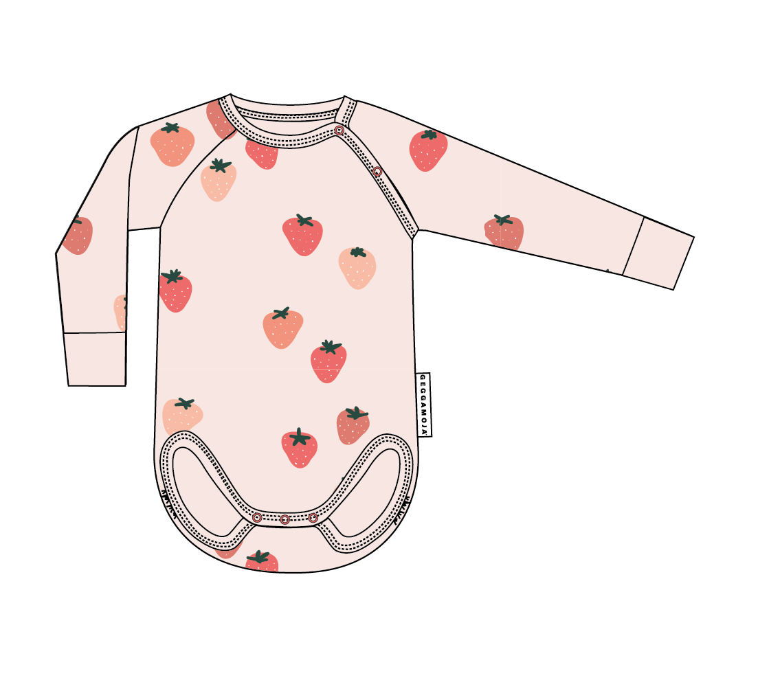 Body Bambu Strawberry