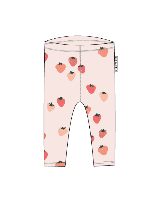 Leggings Bambu Strawberry