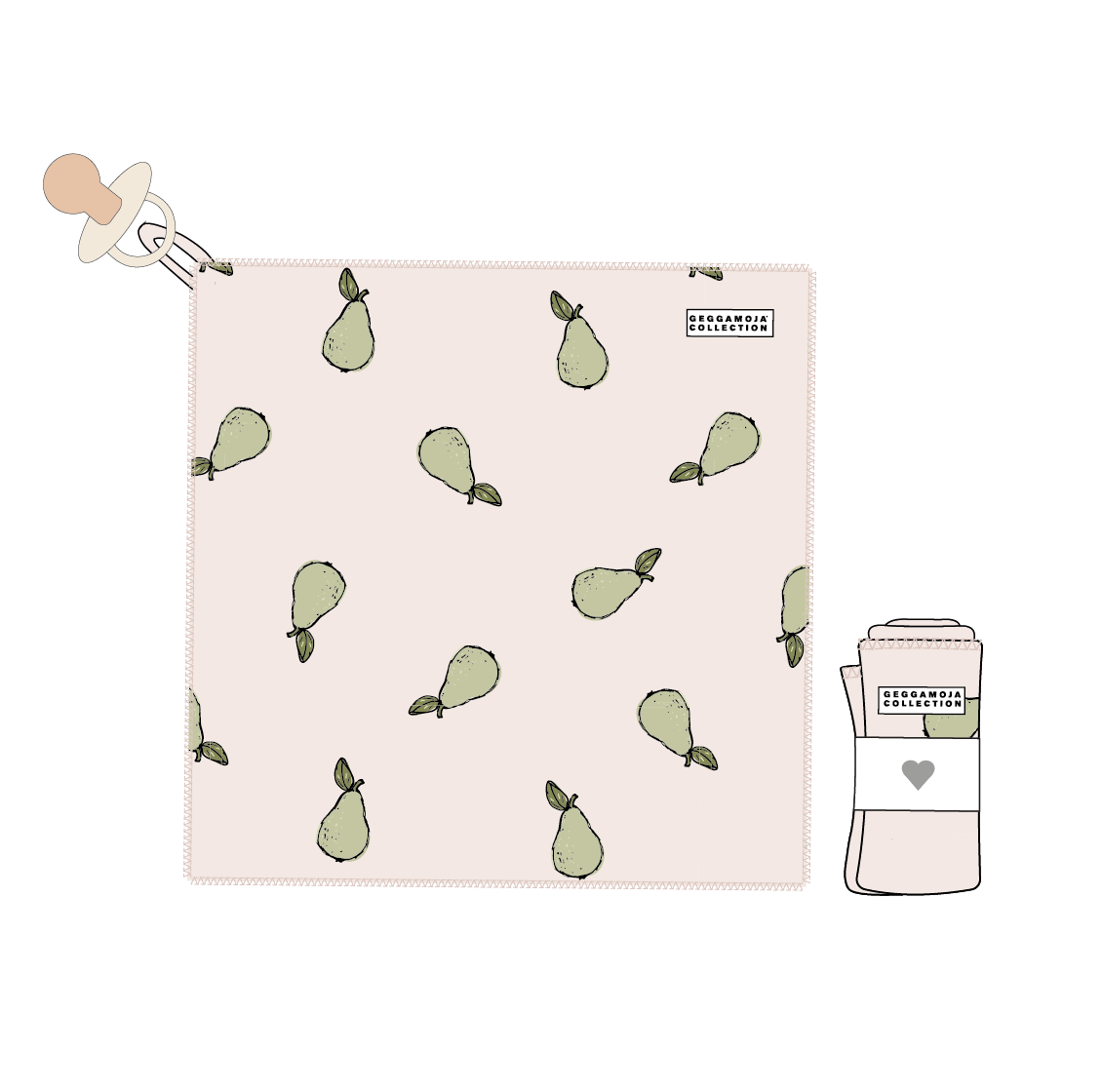 Snuttefilt Bambu Pears