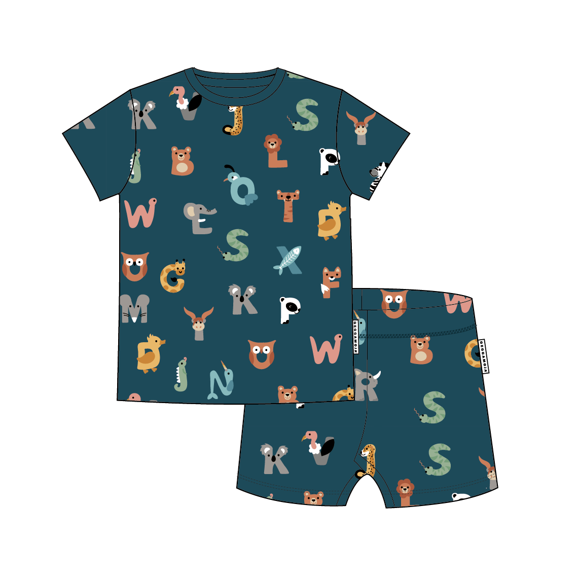 Sommarset Bambu Animal Letters