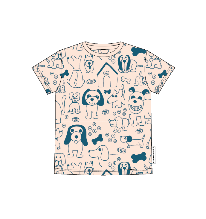 T-Shirt Bambu Dogs