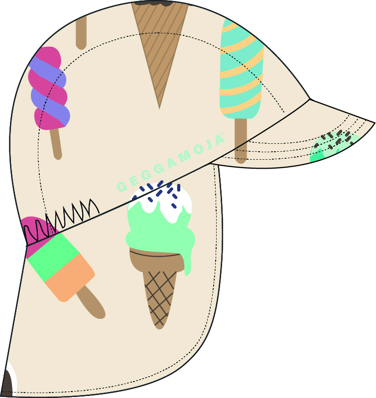 UV-Solkeps Ice cream
