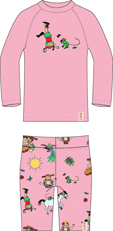 UV-set Pippi Långstrump Rosa