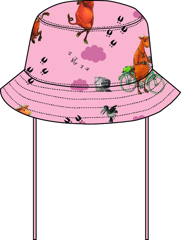 Solhatt Mamma Mu och Kråkan Rosa